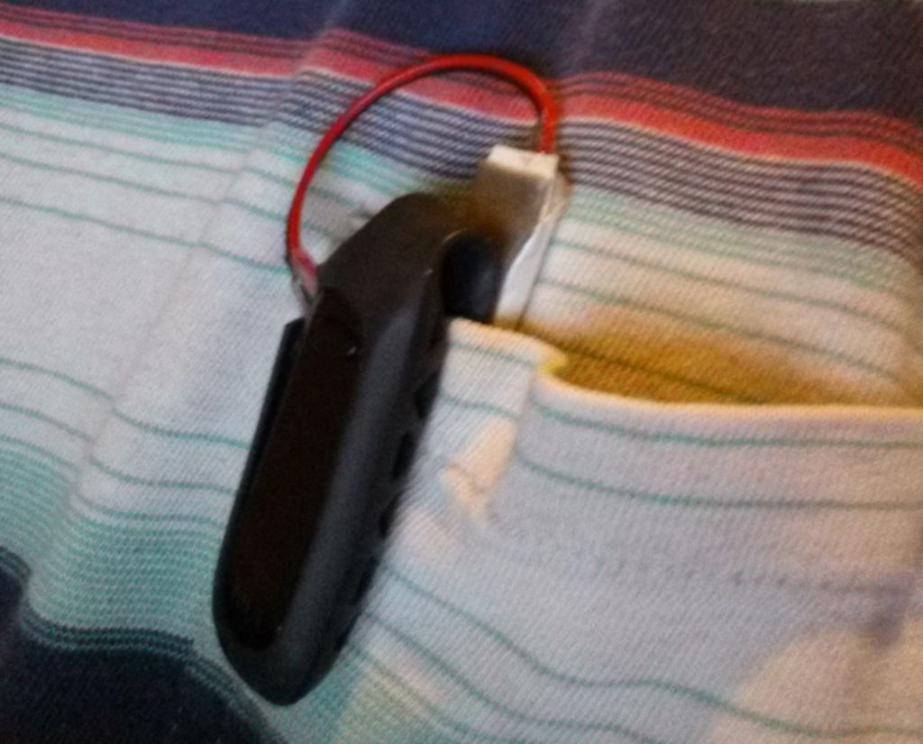 In its clip In its clip