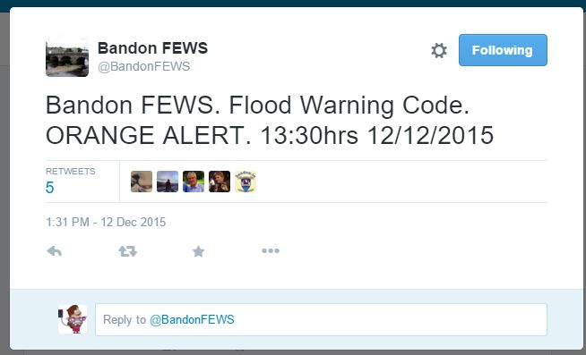 Bandon Flood Warning