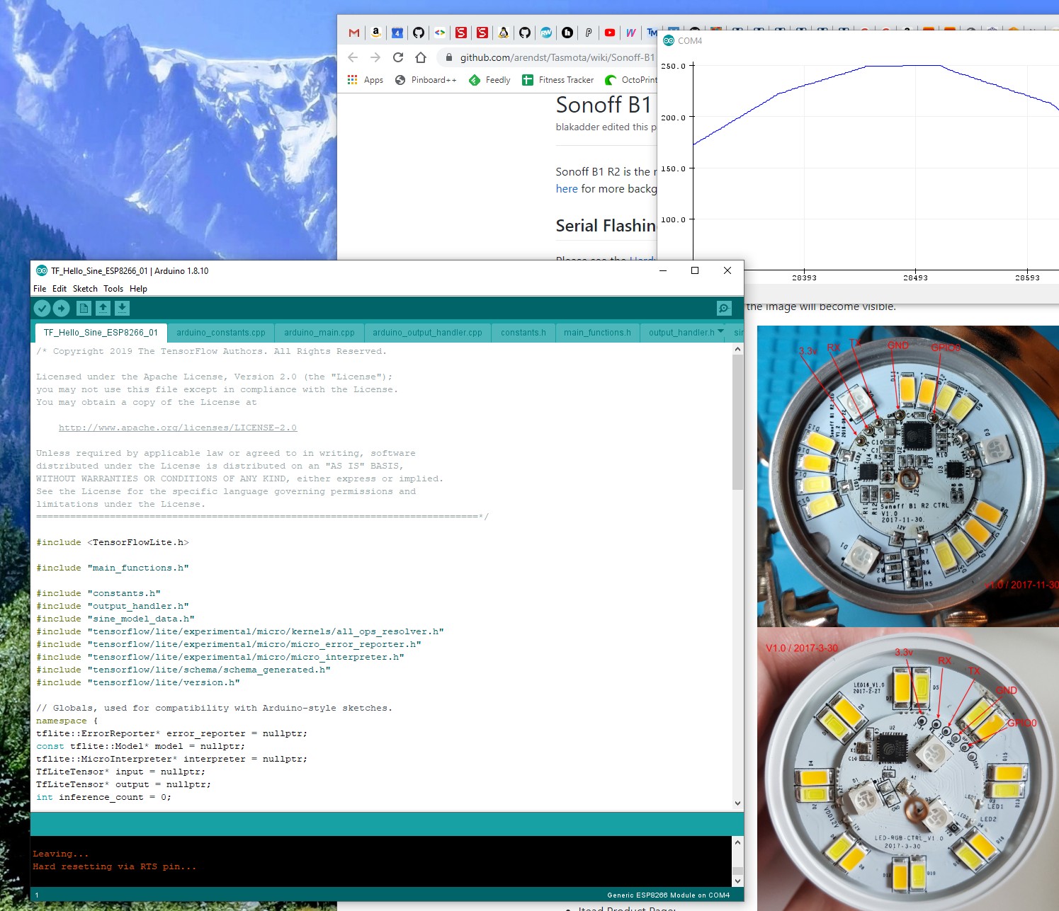 TF Lite AiLight Arduino