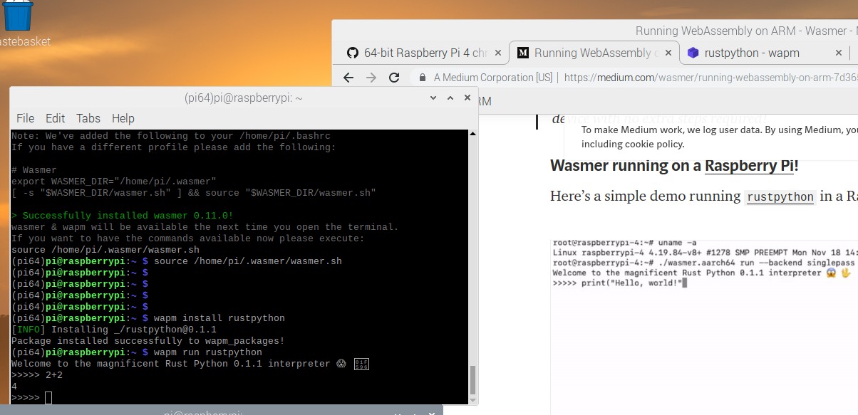 Wasmer on Pi